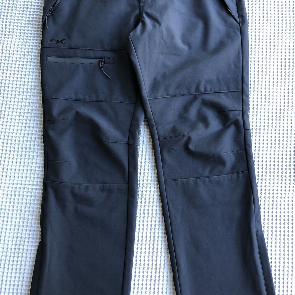Dakine Snow Pants Mens M Black Camo Soft Shell Fleece Lined Ski Snowboard - Picture 6 of 16